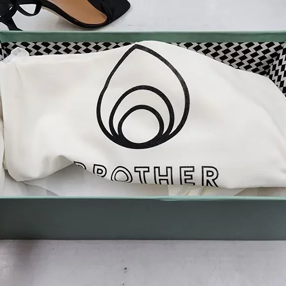 Brother Vellies Bike Strappy Tassel High Heel Sandals Women's 6 Midnight Lace Up - Picture 6 of 15